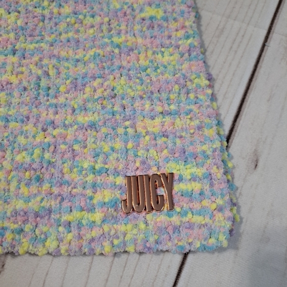 Juicy Couture Pastel Multicolor Knit Scarf - Picture 2 of 10